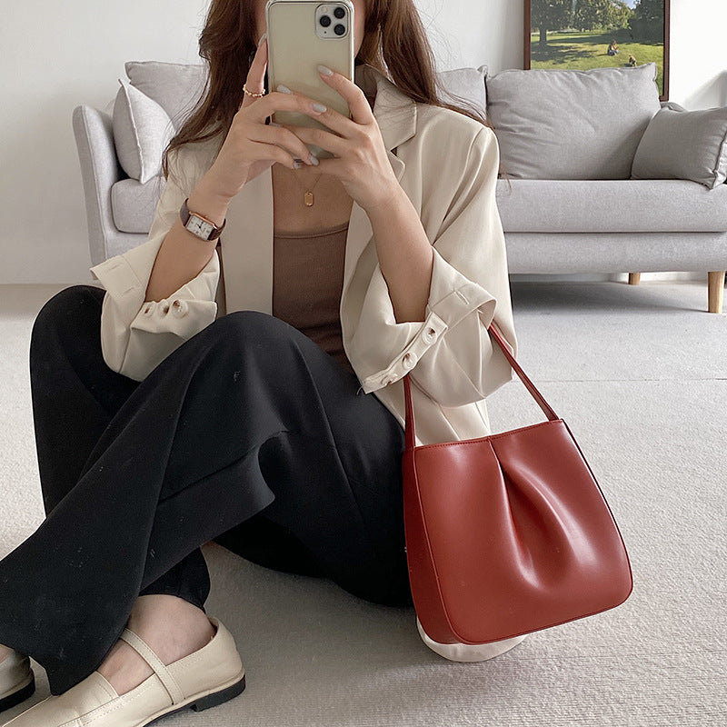 Women's Korean Style Fashion Minority Design Retro Handbags