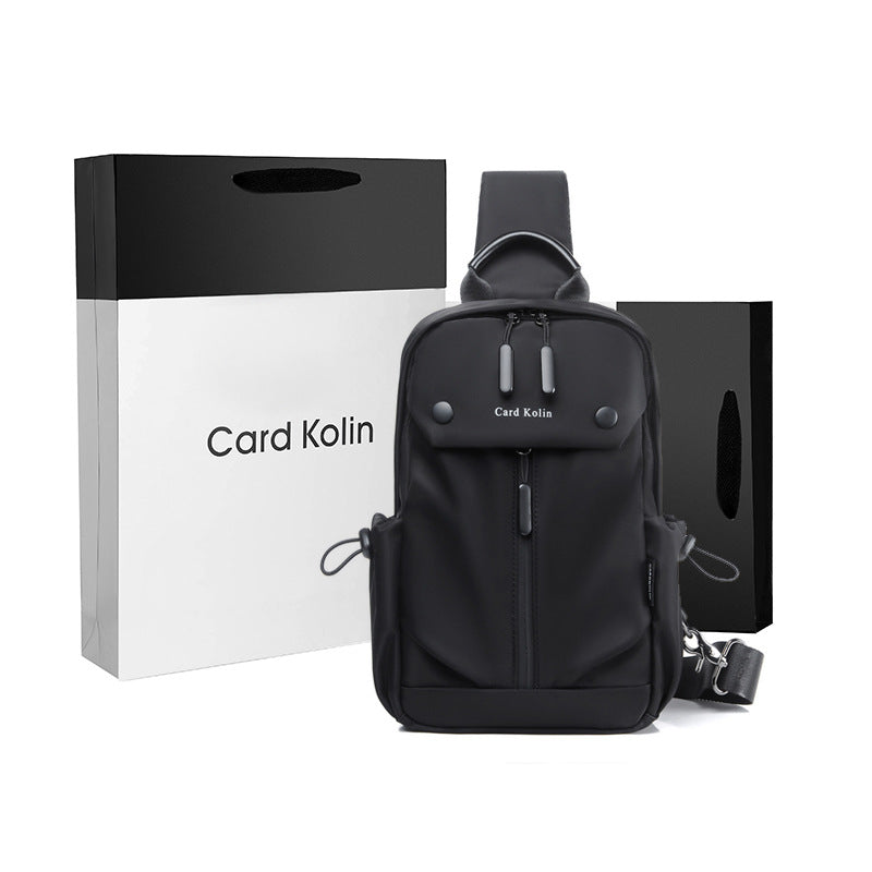 Men's Oxford Cloth Large Capacity Waterproof Men's Chest Bags