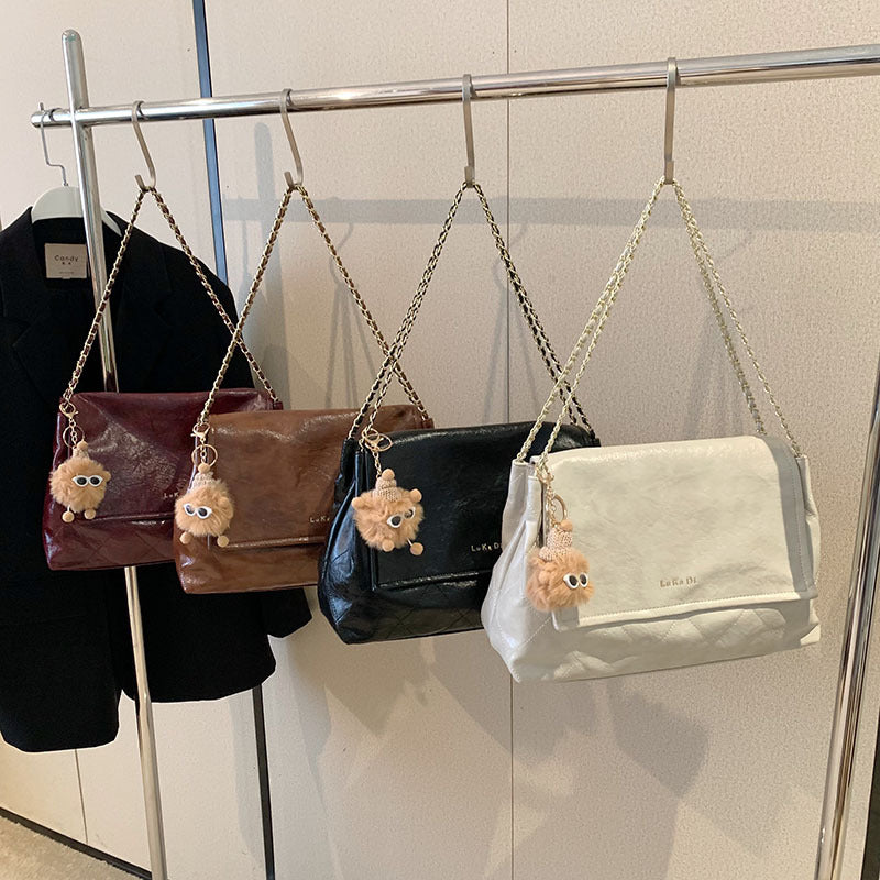 Women's Underarm Fashion Four Chain Versatile Large Bags