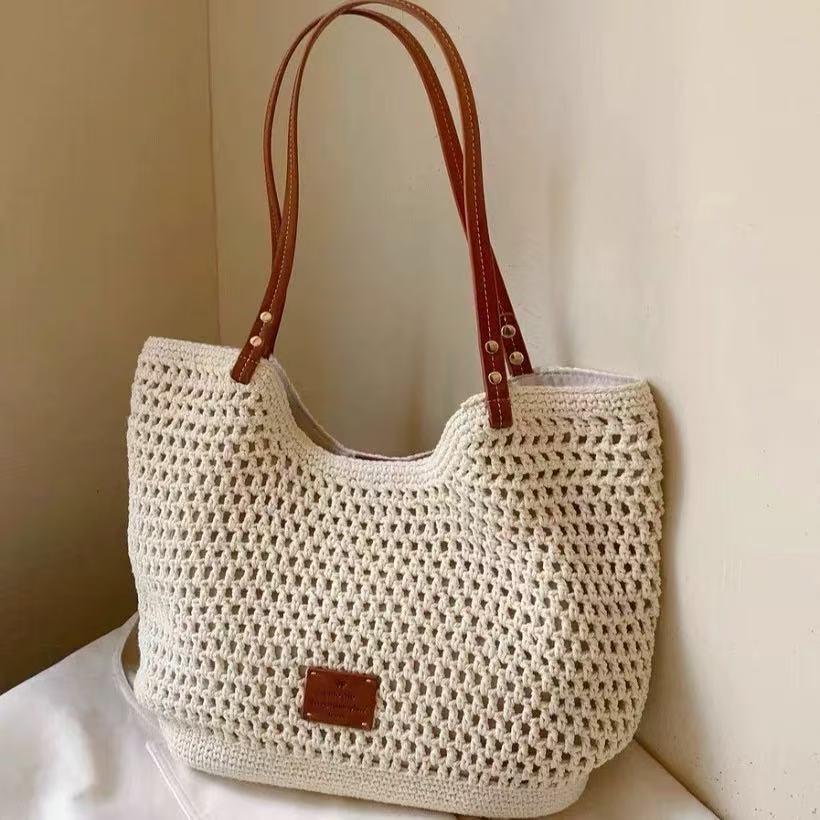 Women's South Wind Beach Holiday Woven Summer Tote Bags