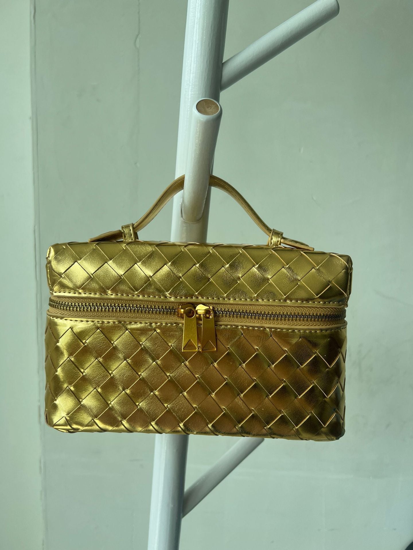 Women's Woven Lunch Box Versatile Handmade Small Square Bags