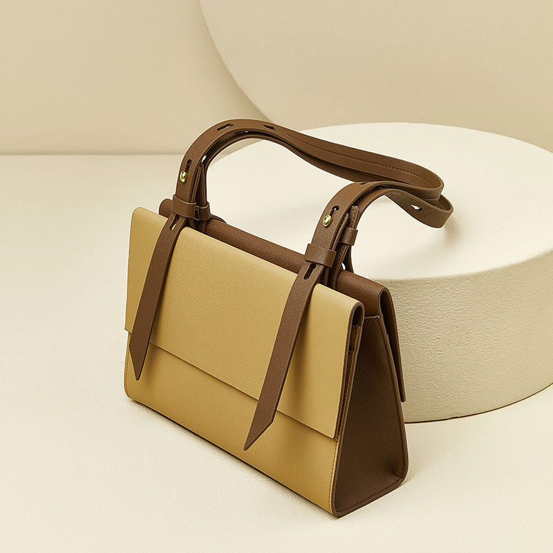 Women's Wedding Large Capacity Cowhide Leather Design Handbags