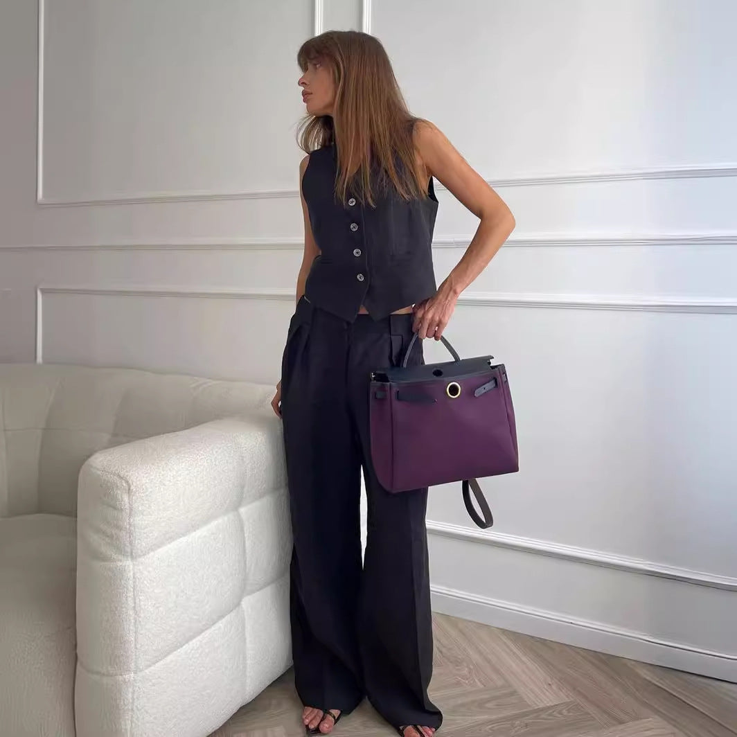Women's Trendy Casual Two-piece Fashion Sleeveless Vests