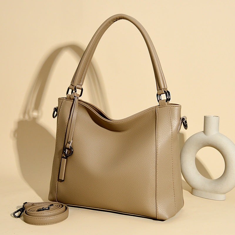 Women's Commuter Large Capacity Soft Leather Bags