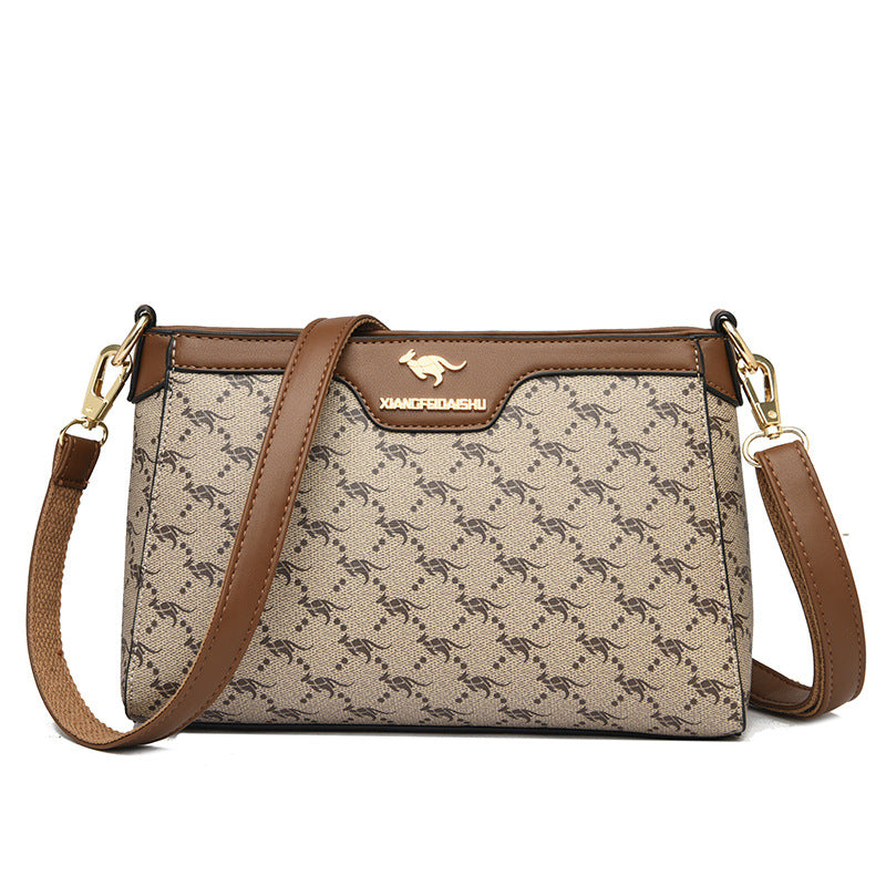 Women's Simple Versatile Large Capacity Soft Leather Crossbody Bags