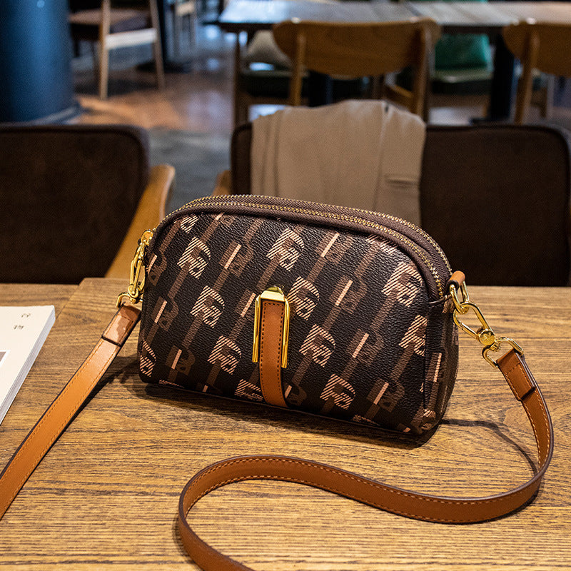 Women's Summer Fashion Printed Textured Clutch Crossbody Bags