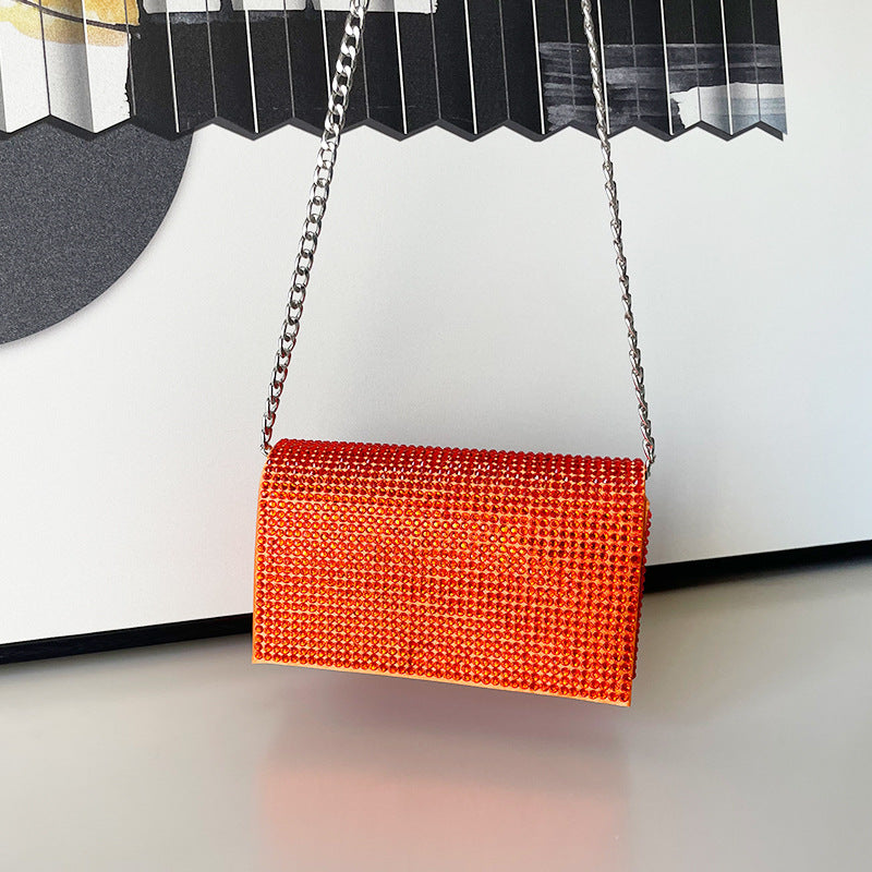 Women's Nightclub Rhinestone Clutch Niche Diamond Underarm Handbags