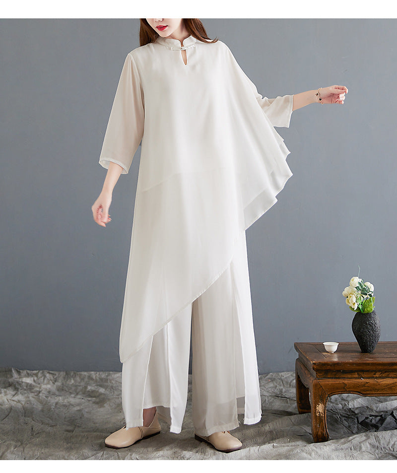 Women's Elegant Zen Tea Gown Fairy Summer Suits