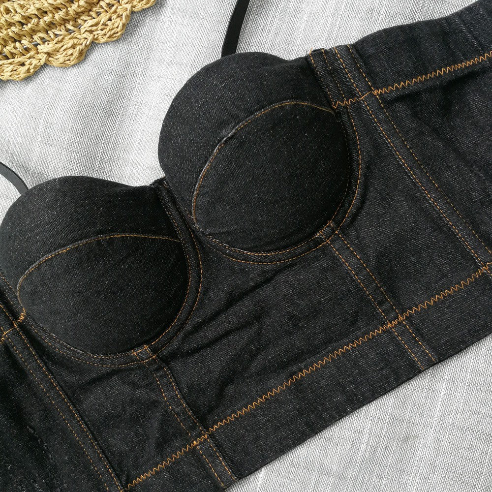 Women's Camisole Beauty Back Underwear Outer Wear Tops