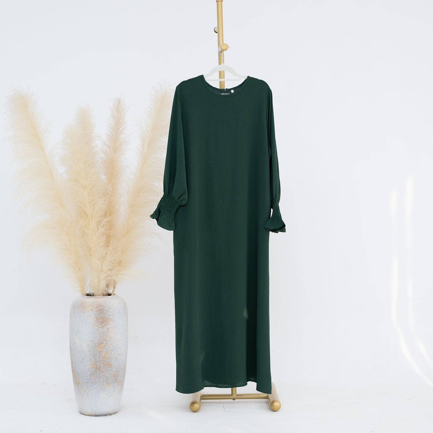 Women's Slouchy Turkish Solid Color Dress Dresses