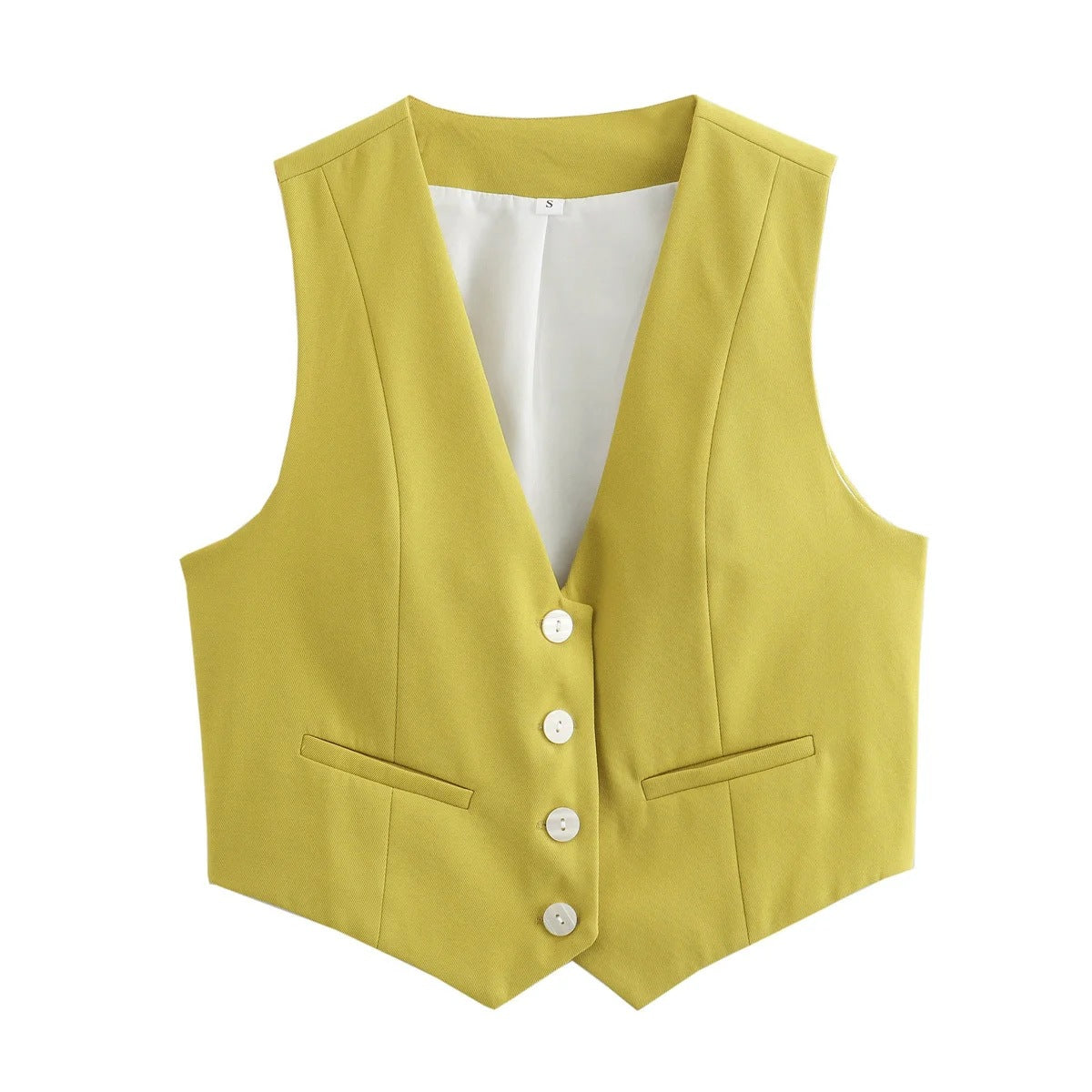 Women's Color Summer Casual Slim Sleeveless For Vests