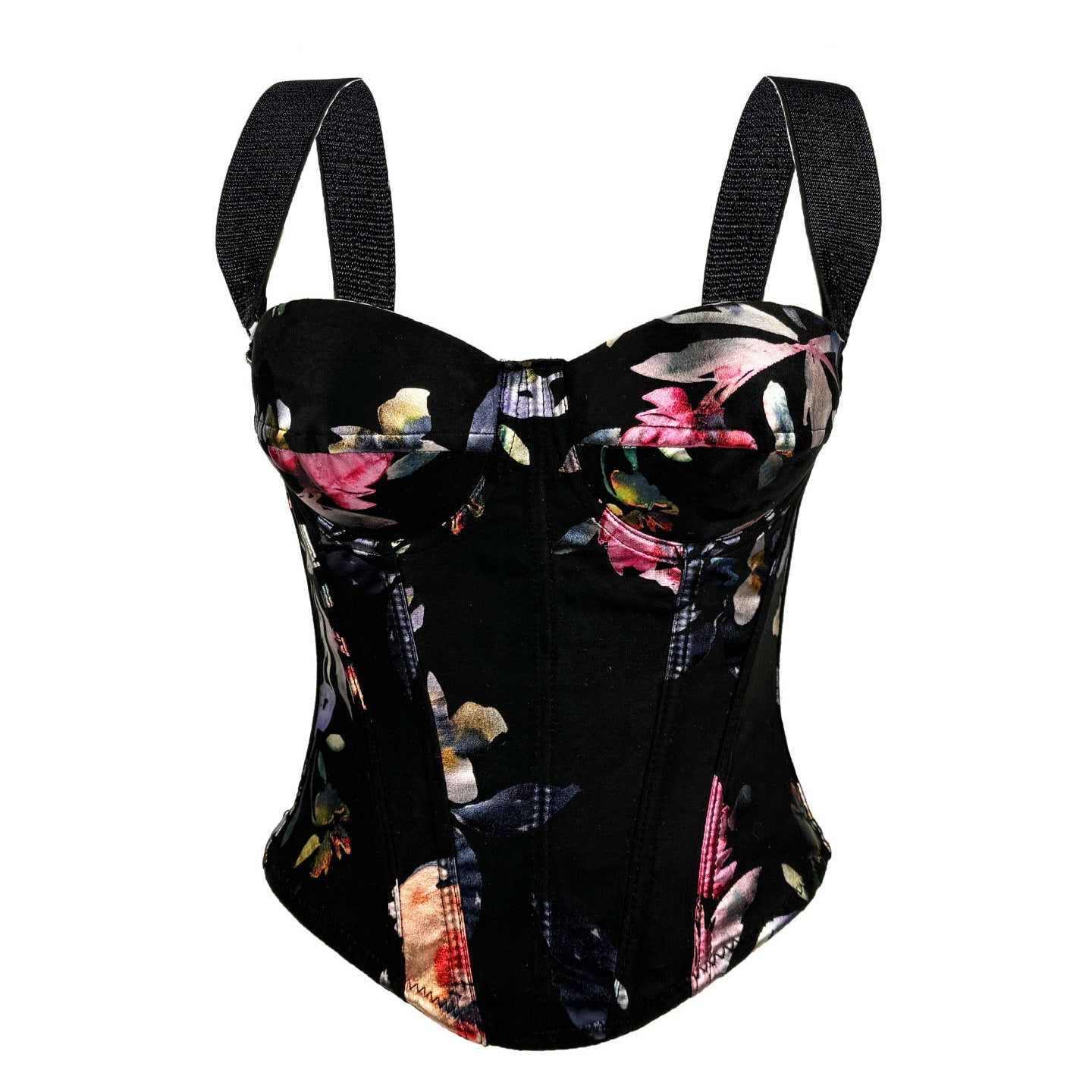 Sexy Imitation Leather Veet High-grade Printing Tops