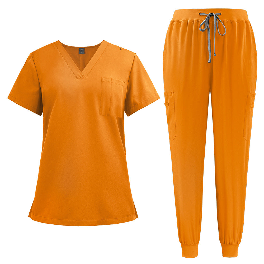 Men's Washing Split Frosted Jogging Oral Clinic Medical Uniform