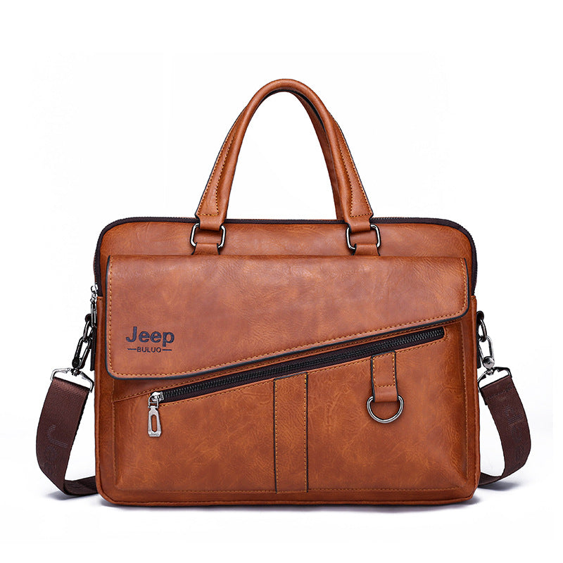 Men's Horizontal Business Fashion Large Capacity Computer Men's Briefcases