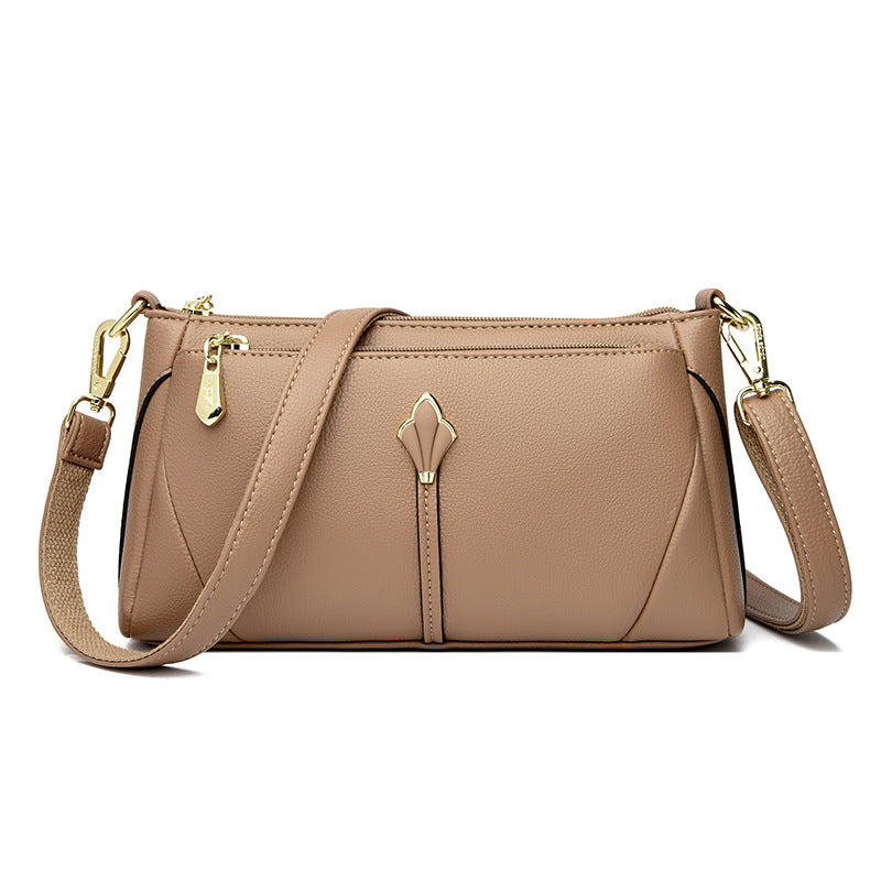 Women's Summer Simple Versatile Large Capacity Mother Small Square Bags