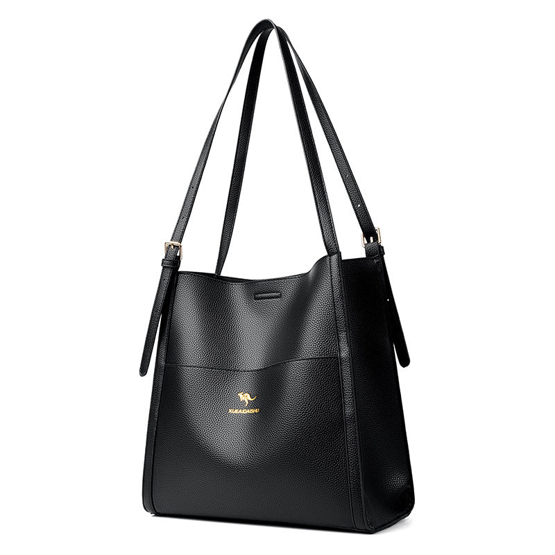 Women's Korean Style Simple Minority Large Capacity Shoulder Bags