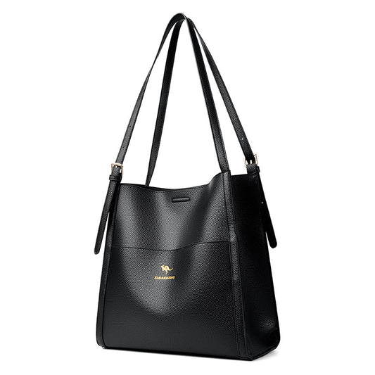 Women's Korean Style Simple Minority Large Capacity Shoulder Bags