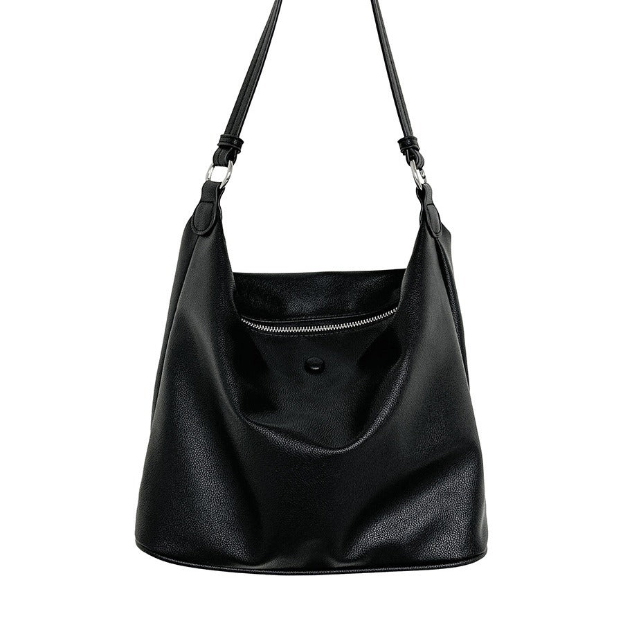 Women's Style Soft Leather Commuter Large Capacity Shoulder Bags