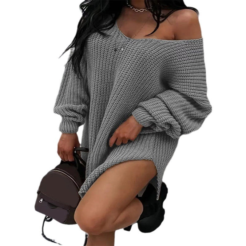 Women's Comfortable Slouchy Innovative Idle Style Knitwear