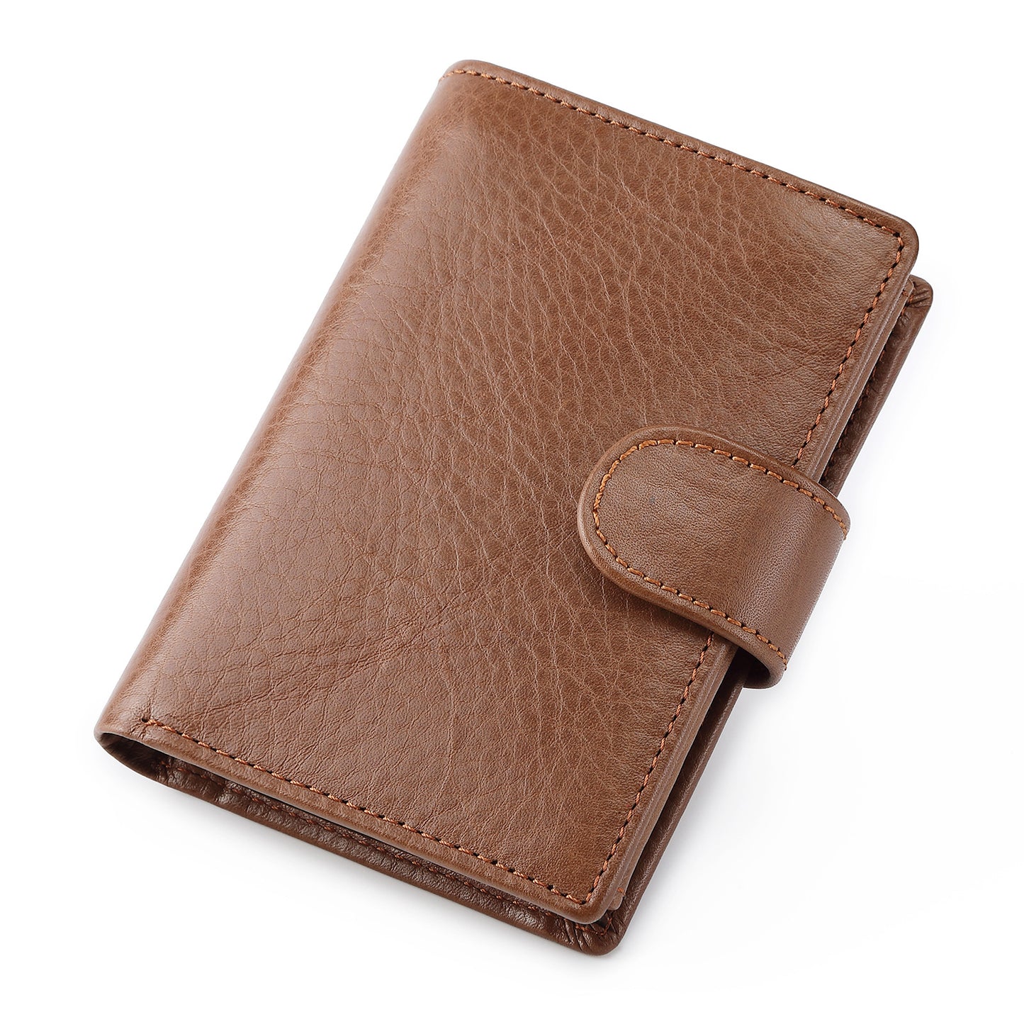 Men's Short Retro Style Genuine Leather First Men's Wallets