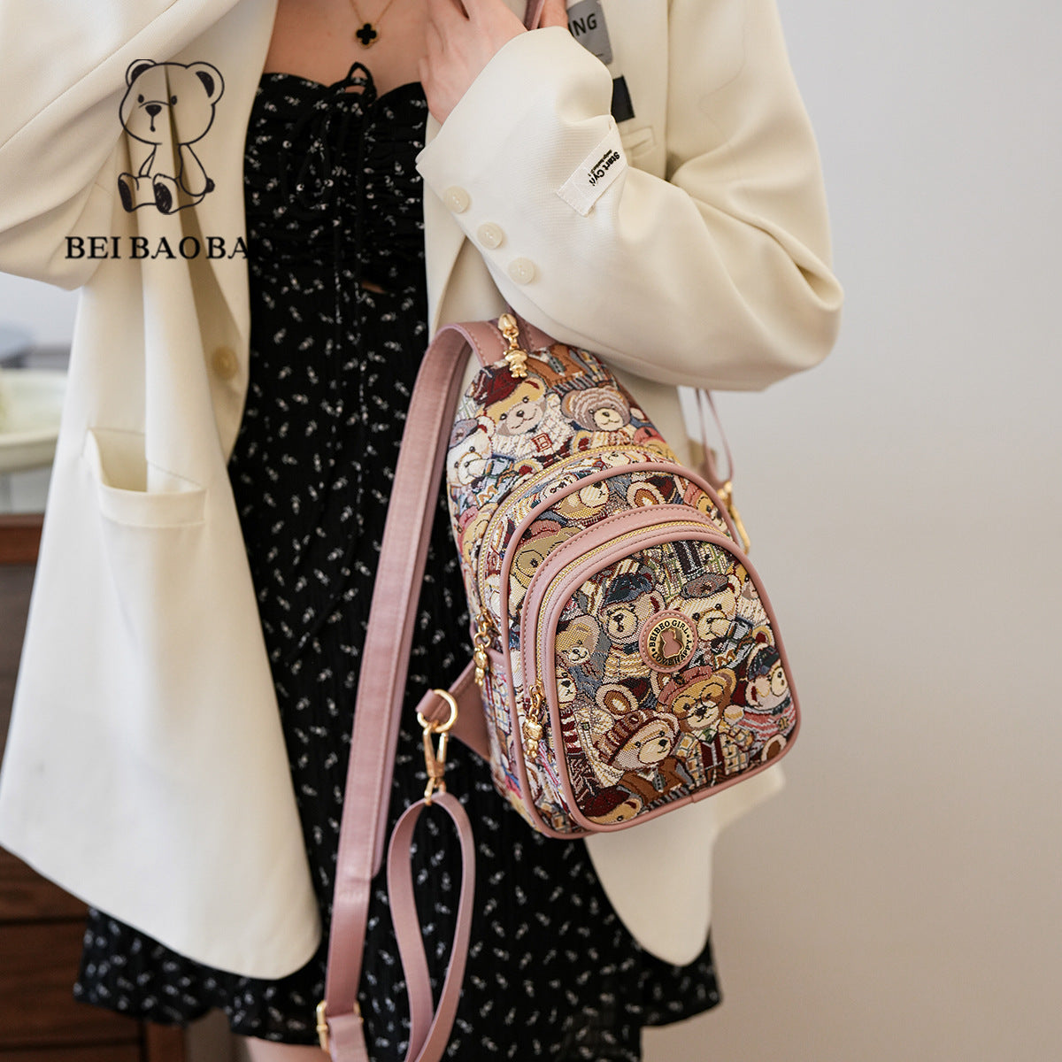 Women's Source Summer National Trendy Style Backpacks