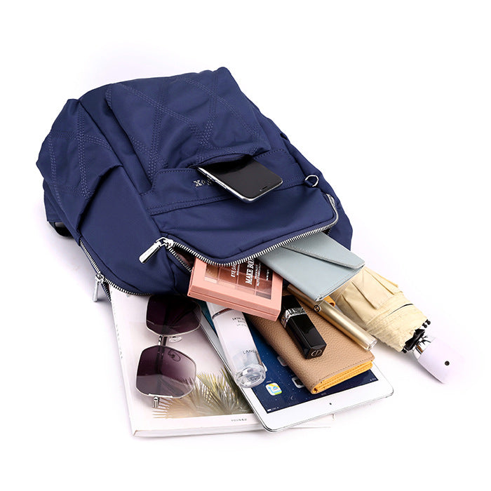 Women's Large Capacity Korean Style Fashionable Embroidered Backpacks