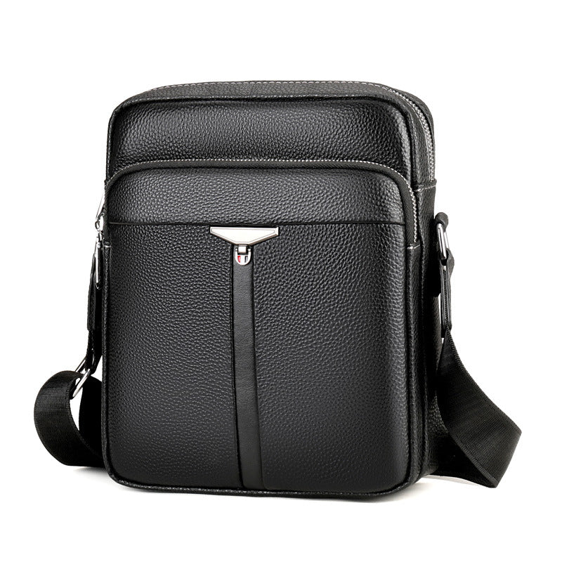 Men's Graceful Fashion Business Cattle Leather Men's Shoulder Bags