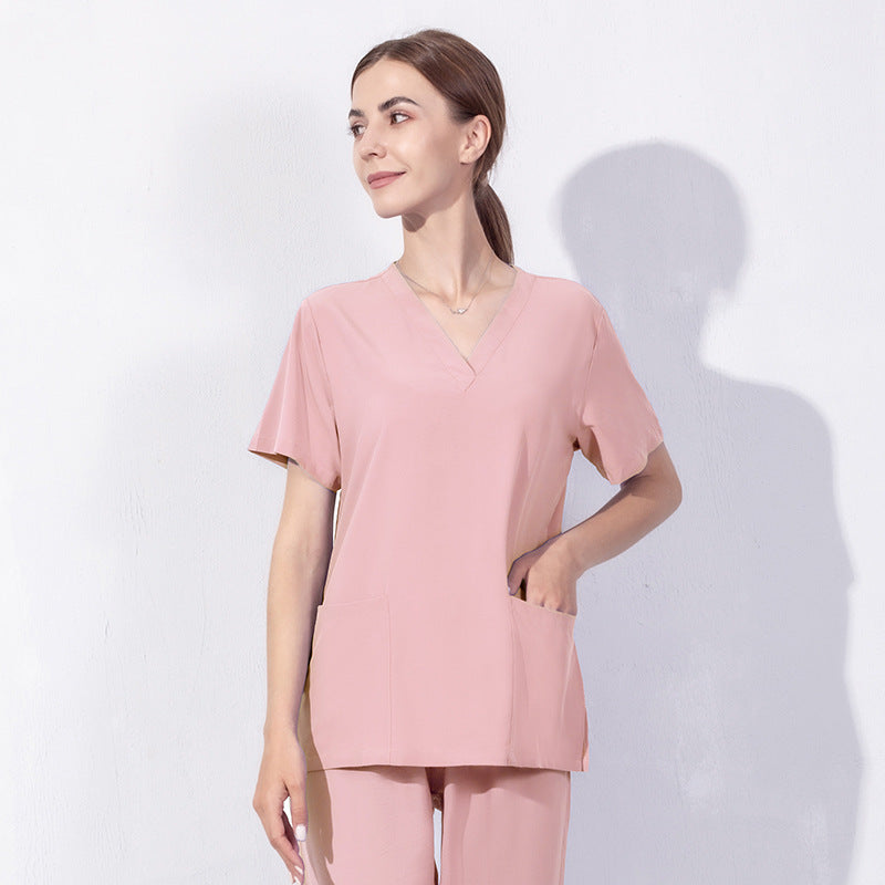 Doctor Work Uniforms Sleeve Beauty Hospital Female Uniform
