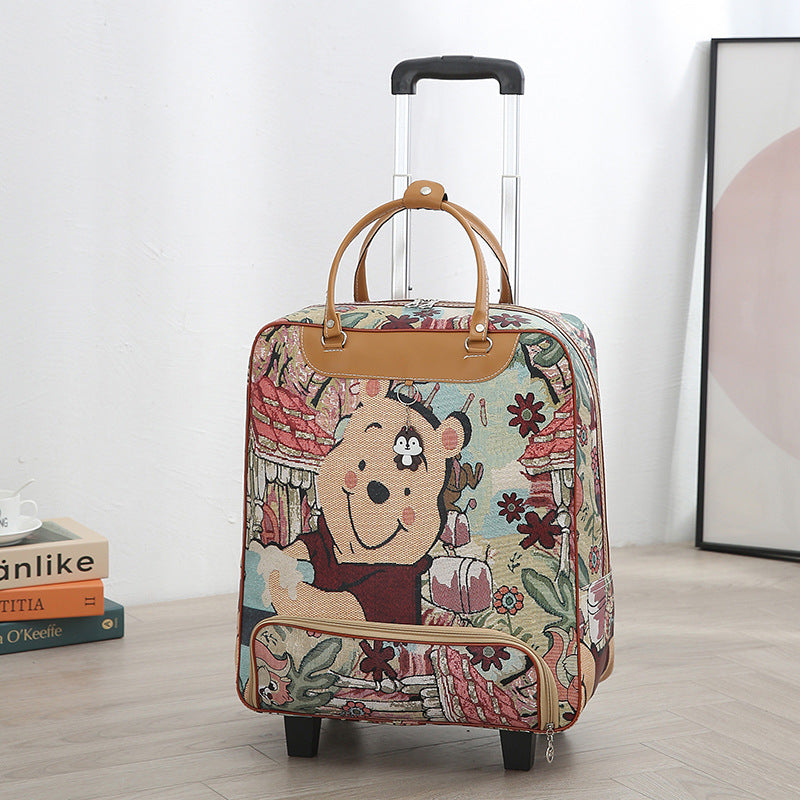 Women's & Men's & Hand-held Short-distance Boarding Aluminum Alloy Travel Bags
