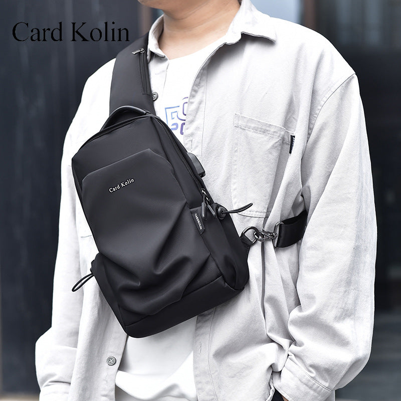 Men's Classic Charming Trendy Simple Fashionable Men's Chest Bags
