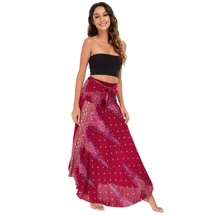 Casual Thai Dress Vacation Big Swing Dresses
