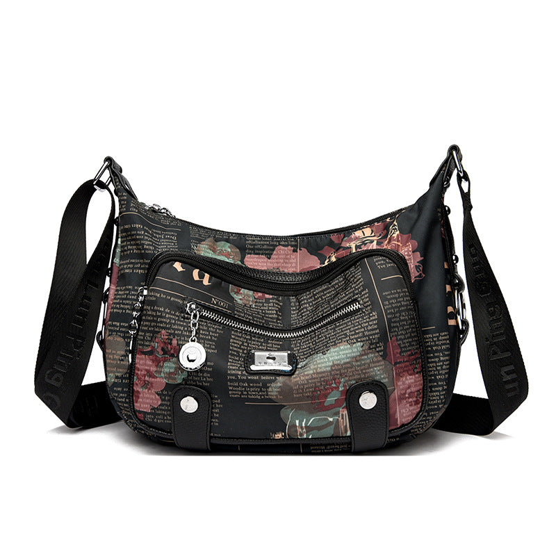 Women's Summer Waterproof Oxford Cloth Mom Large Crossbody Bags