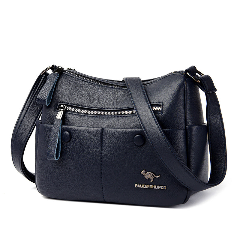 Women's Mother Simple Versatile Large Capacity Soft Crossbody Bags