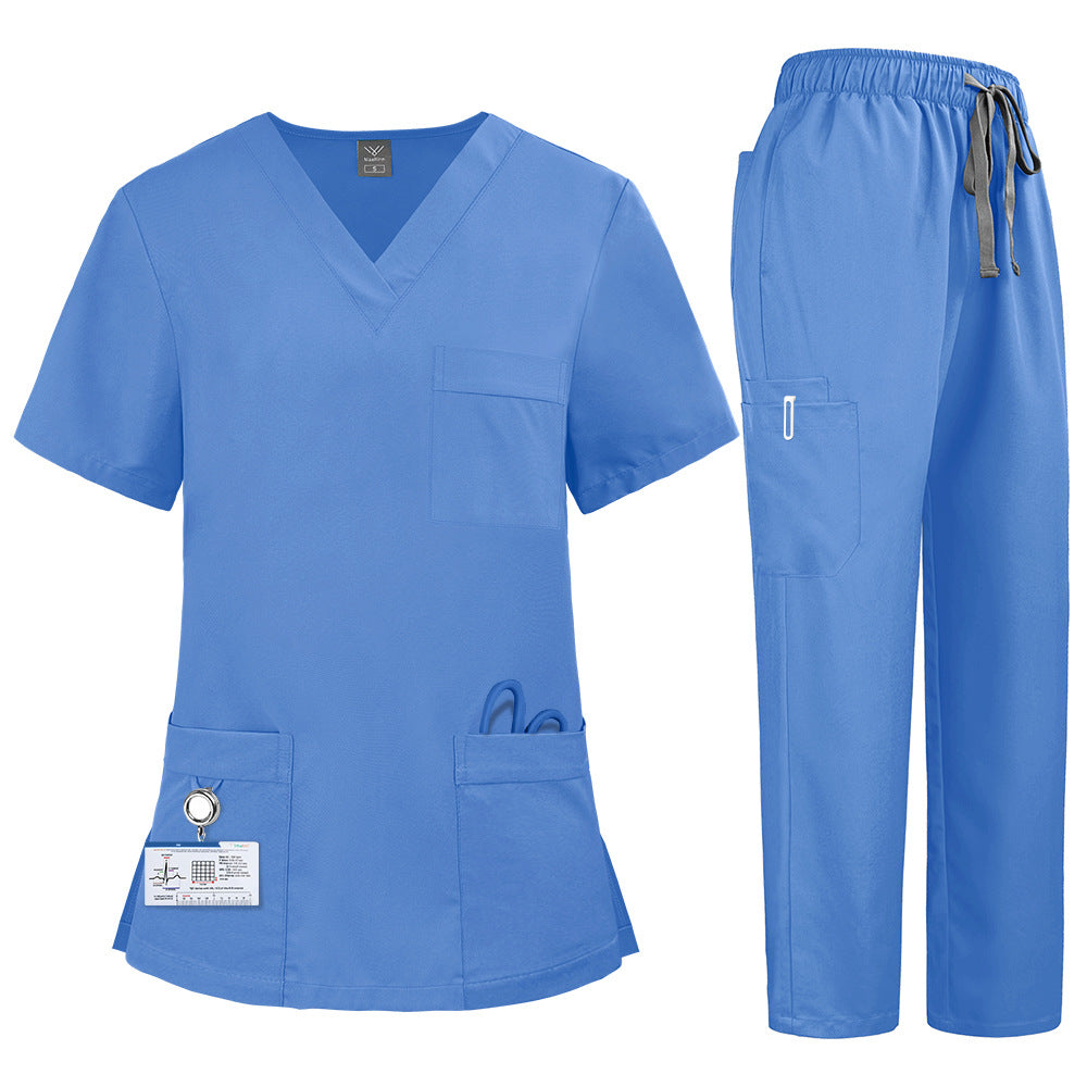 Women's & Men's & Stretch Hand Washing Doctor Two-piece Uniform