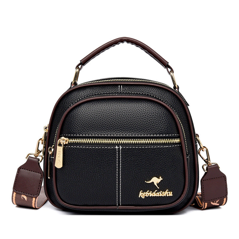 Advanced Texture Soft Leather Large Capacity Versatile Light Crossbody Bags