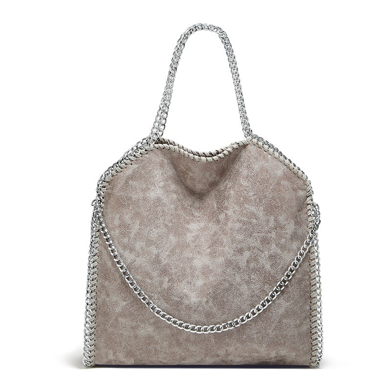 Women's Unique Chain Fashion Simple Folding Handbags
