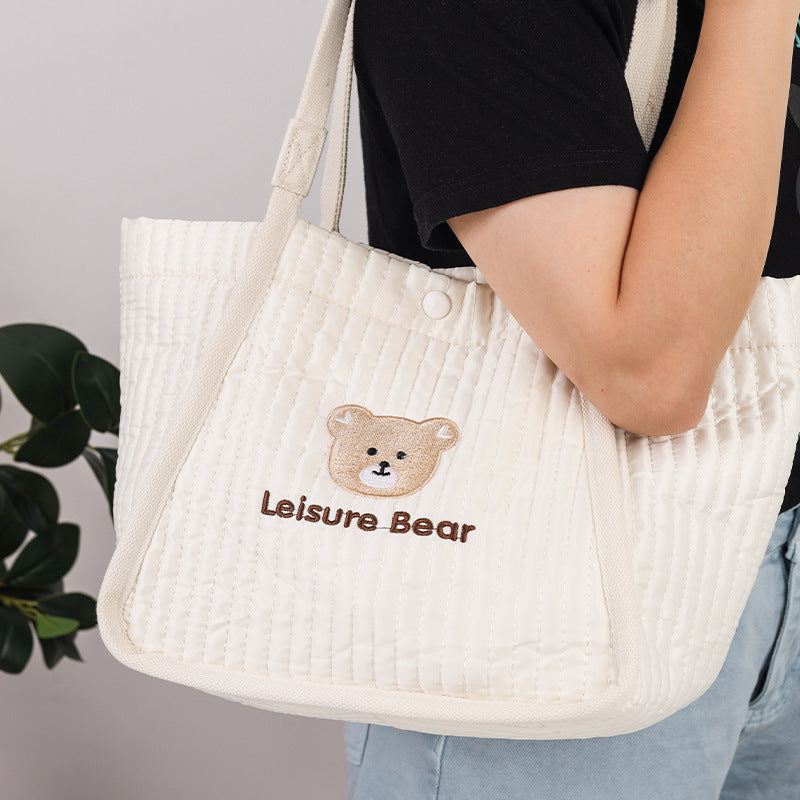 Women's Mummy Hand Nylon Large Capacity Bear Bags