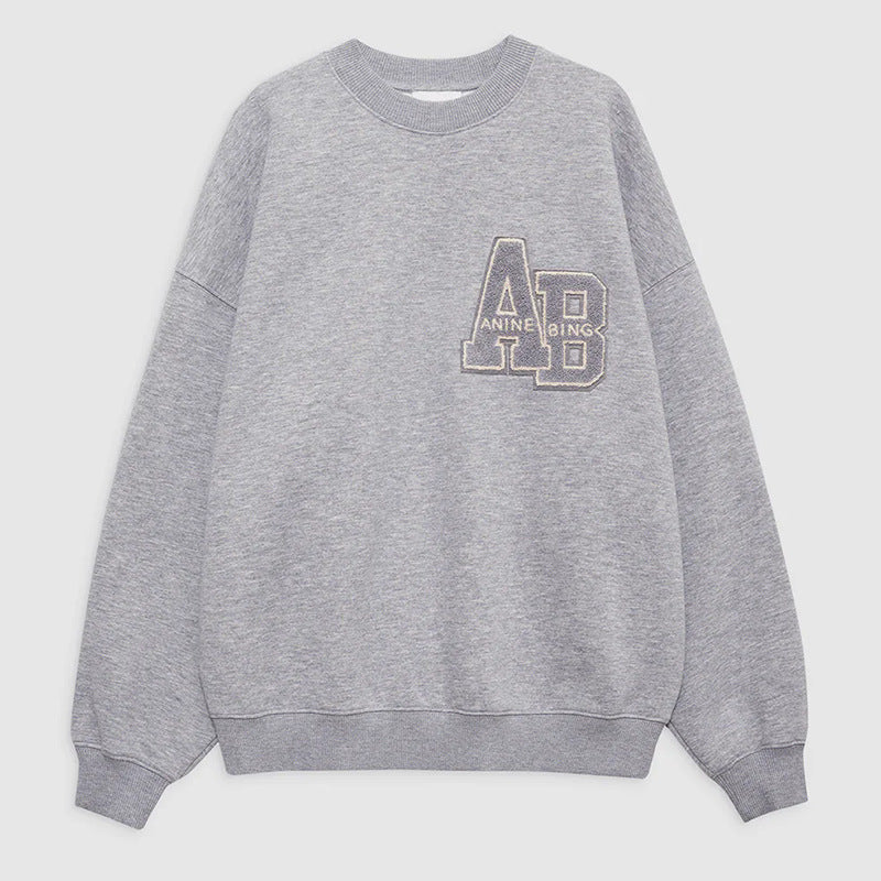 Women's Winter North American Niche Classic Special Affixed Cloth Sweaters
