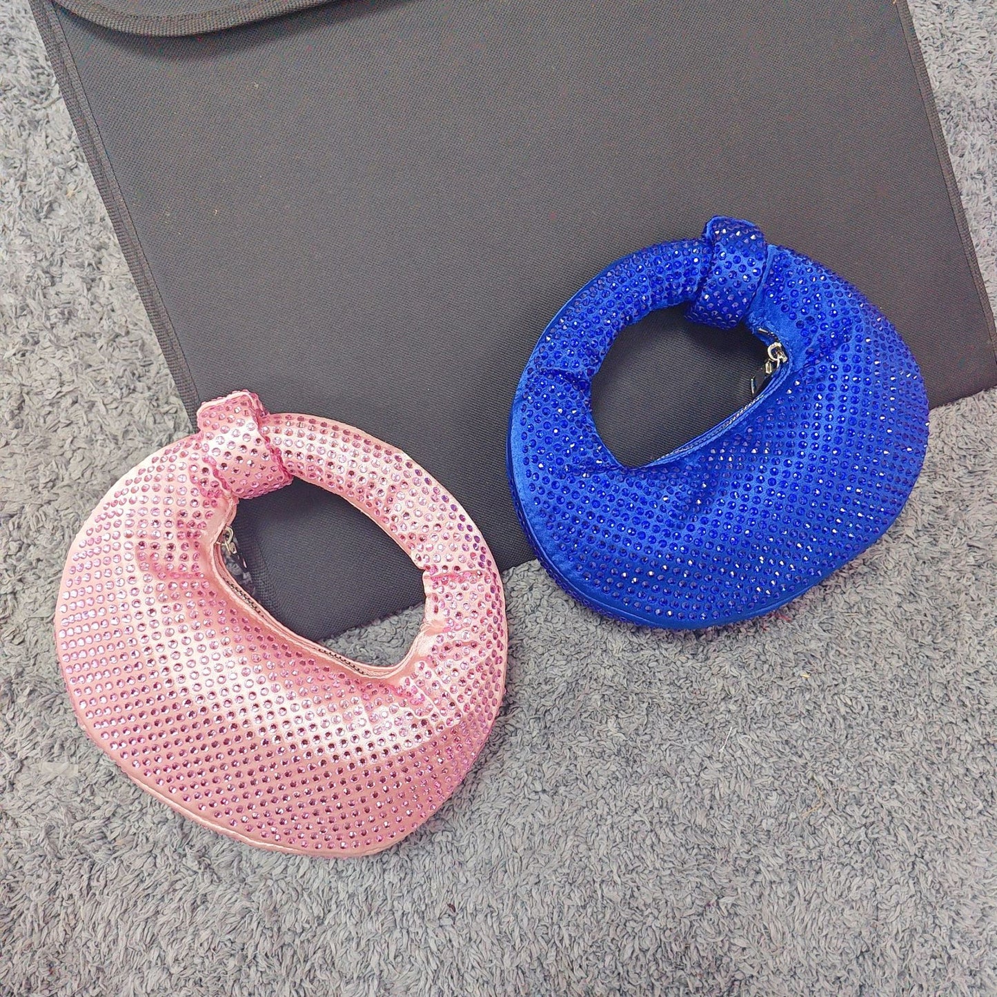 Women's Unique Clutch Shiny Rhinestone Dinner Handbags