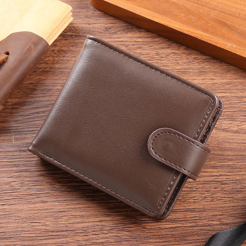 Men's Short Business Simplicity Fashion Soft Leather Men's Wallet