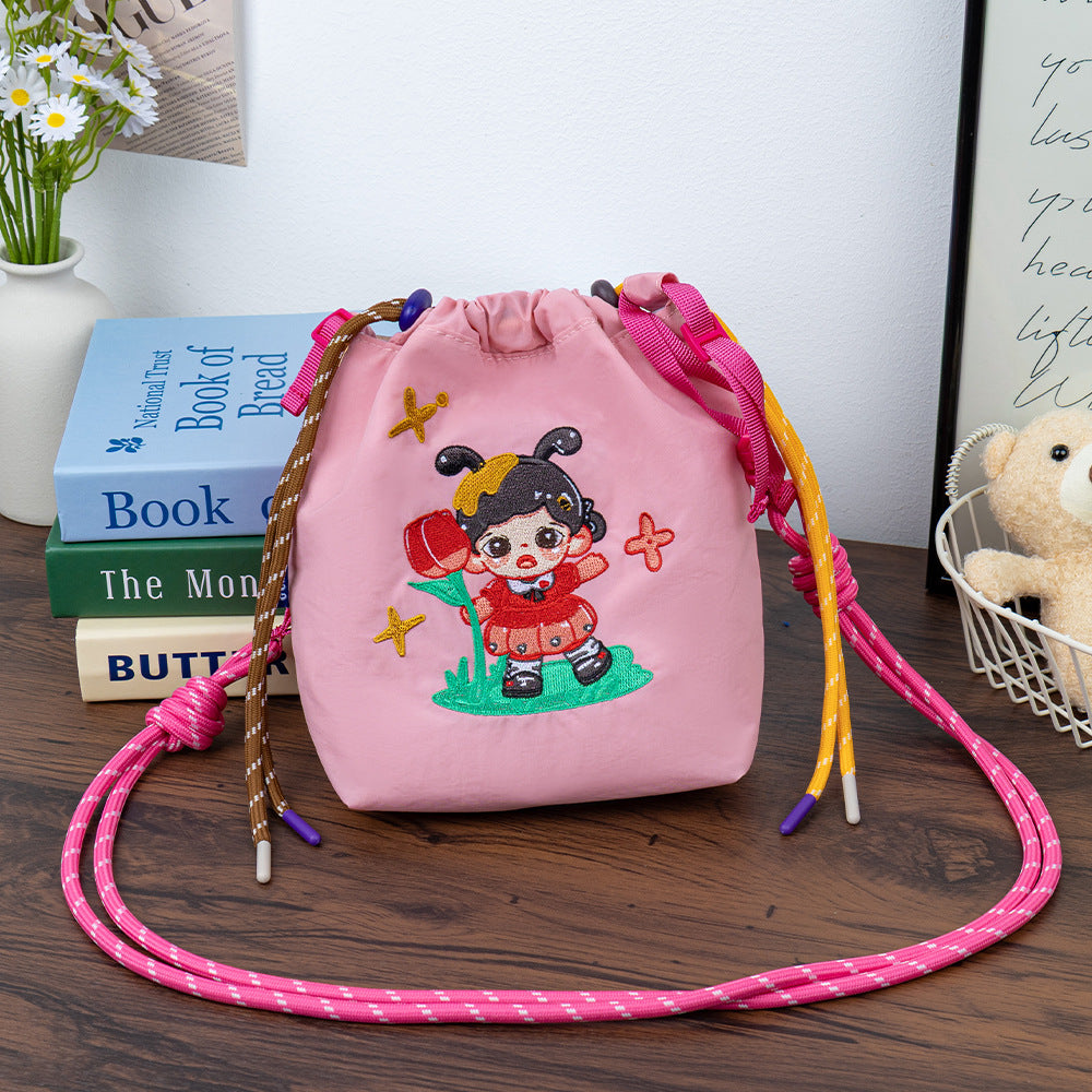 Western Style Lightweight Vertical Mobile Cloth Korean Simple Ten Thousand Women's Handbag