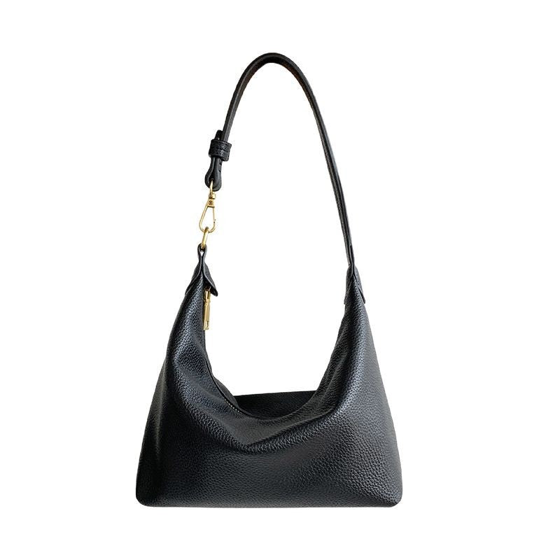 Women's Style Spring Soft Leather Simple Large Capacity Commuter Shoulder Bags