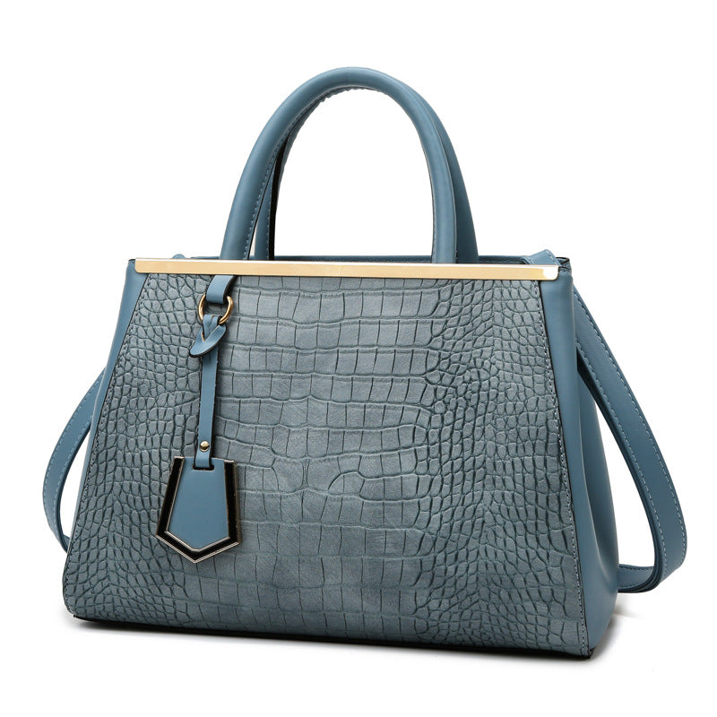 Women's Stone Pattern Patchwork Three-piece Set Mother Shoulder Bags