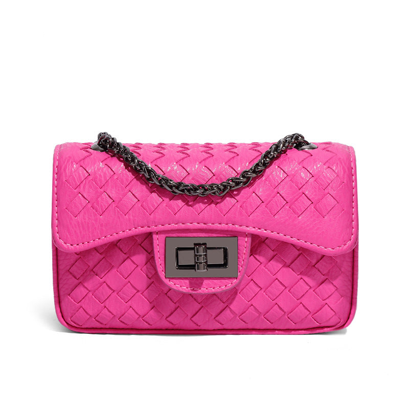 Women's Fashion Classic Style Chain Simple Solid Crossbody Bags