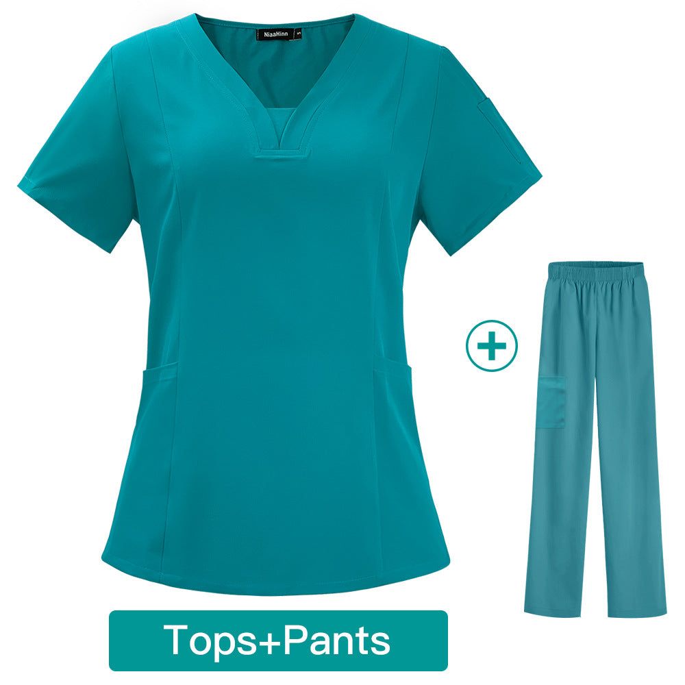Gown Female Stomatologist Work Clothes Sleeve Male Hand Uniform