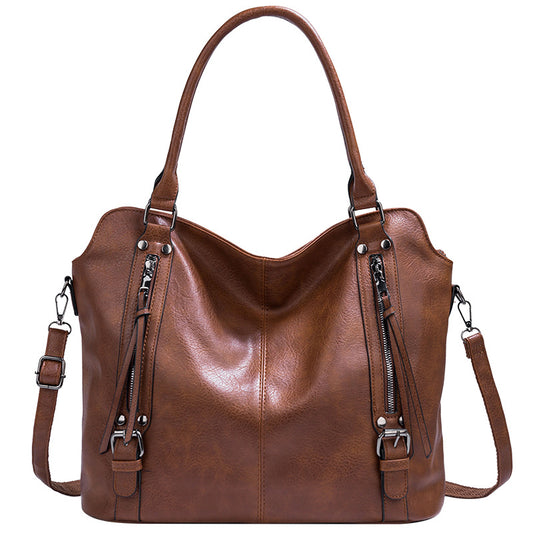 Women's Large Portable Soft Leather Capacity Handbags