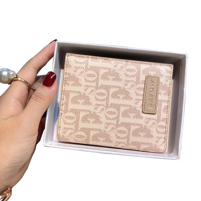 Women's Short Thin Simple Driving License Portable Ladies Wallets