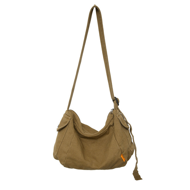Style Large Capacity Washed Canvas Leisure Shoulder Bags