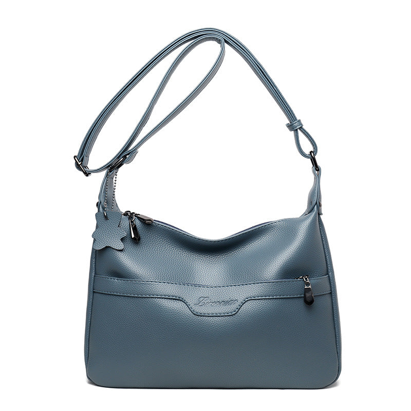 Women's Fashion Underarm Simple Large Capacity Soft Crossbody Bags