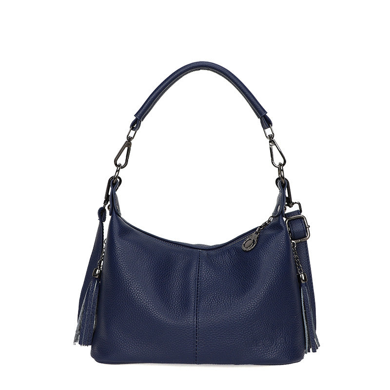 Women's Underarm Layer Cowhide Elegance Retro Fashion Shoulder Bags